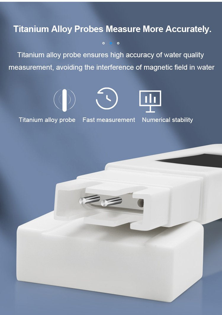 TDS Meter 3-in-1 Water Quality Tester – Digital TDS, EC & Temperature Pen