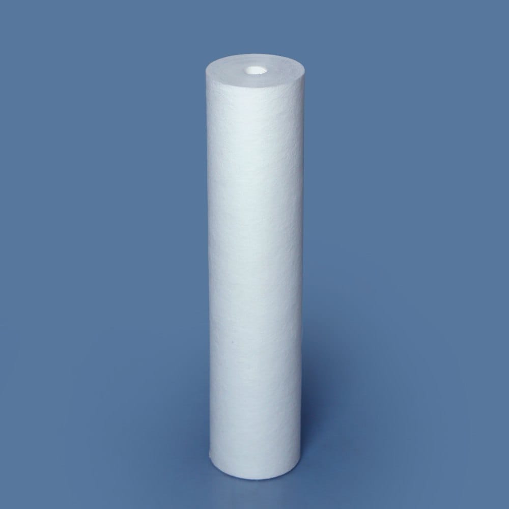 Aqua Zoom jumbo 20-inch 1-micron PPF water filter cartridge for clean, pure drinking water in home and commercial settings.