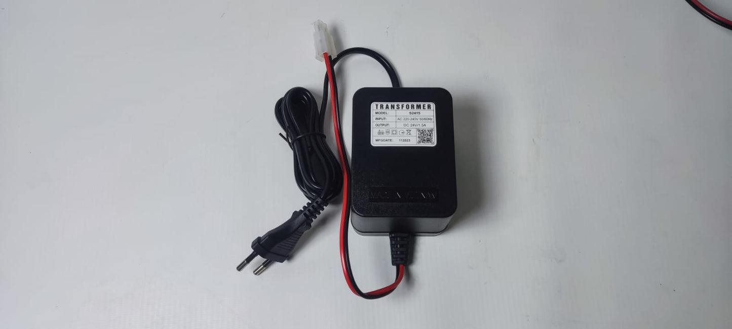 Aqua Zoom 24V DC 1.2A RO Adapter for 50/75/100 GPD reverse osmosis water purifier booster pump, water filter accessory.