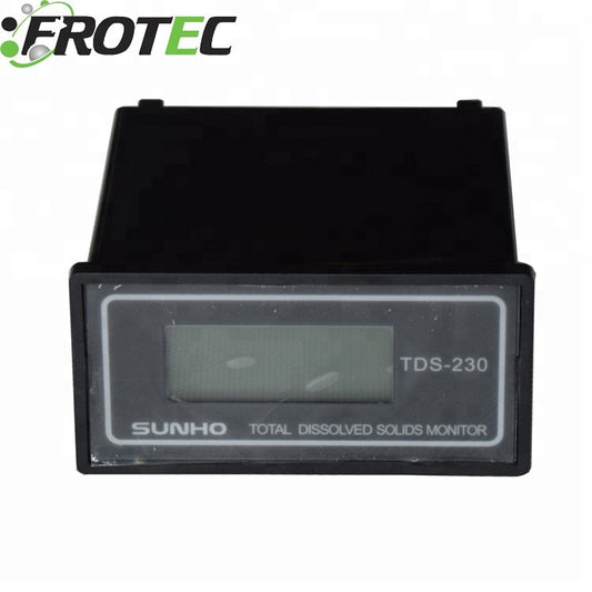 Aqua Zoom digital TDS meter for RO water purifier and aquarium, showing water quality reading on a panel-type TDS monitor.