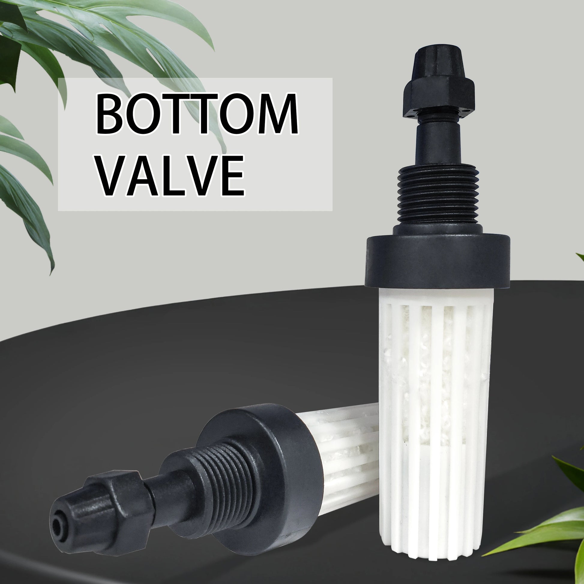 Aqua Zoom aquarium water pump accessory, PP foot valve for metering and dosing pumps, with filter for electromagnetic diaphragm pump.