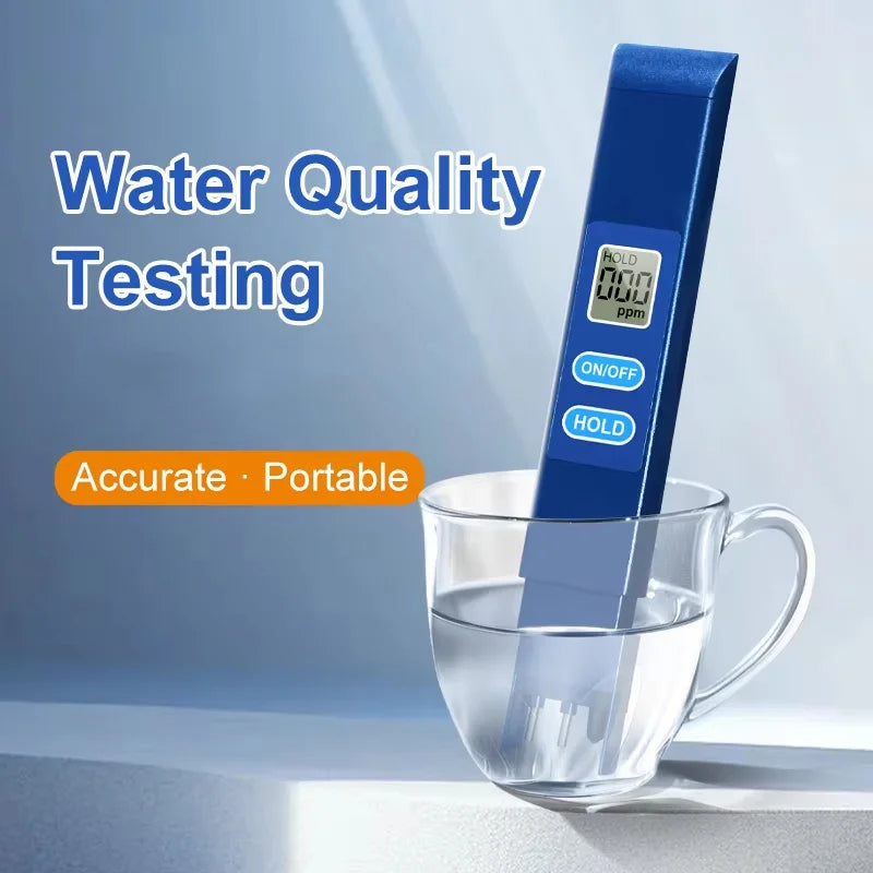 Aqua Zoom TDS water quality test pen with digital LCD display, portable water testing meter for measuring water purity.