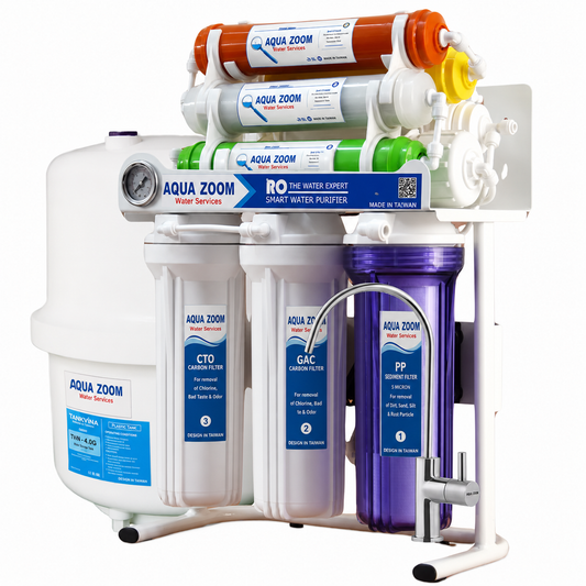 150 GPD RO Water Purifier Plant Made in Taiwan with Stand and Pressure Gauge