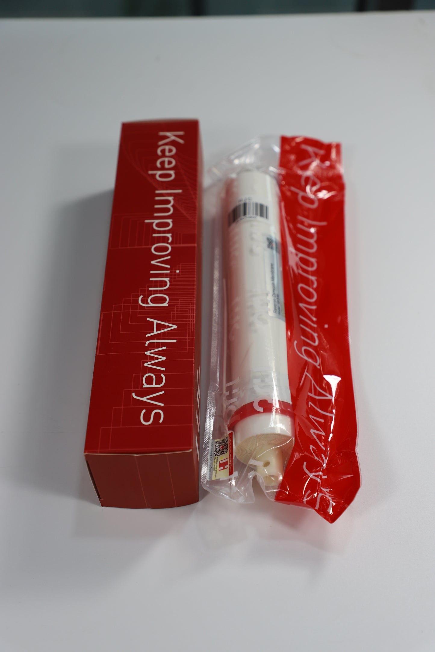 AQUA ZOOM HJC RO Membrane 1812 for 4G series reverse osmosis water purifier, showing the membrane component for home water filtration systems.