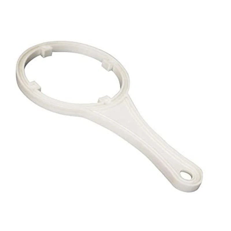 Aqua Zoom 10-inch water filter housing wrench for RO systems, heavy-duty tool for opening and maintaining water purifier filters.