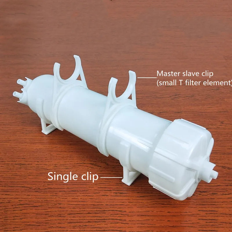 Aqua Zoom water filter bracket mounting plastic clip for aquarium reverse osmosis RO water dispenser accessories.