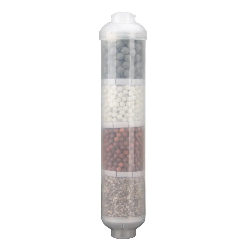 Aqua Zoom 4-in-1 alkaline water filter cartridge for pH balancing, mineral restoration, and antioxidants, water filter accessories.