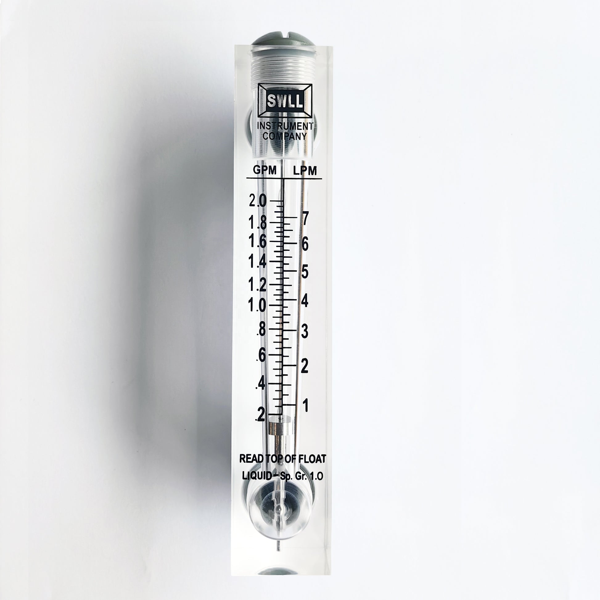 Aqua Zoom water filter accessories with 10 Gpm and 5 Gpm flow meter Barral nipple, made of high-quality PVC.