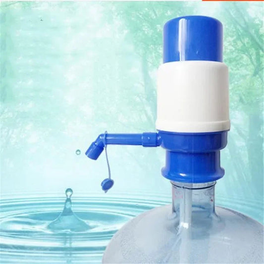 Bottled Dispenser Pump Plastic Easy Manual Hand Press 5 Gallon Drinking Water Bottle for Home Office School Travel