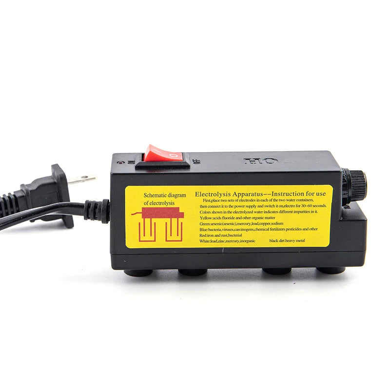 Aqua Zoom water testing meter for water purity and impurity testing, featuring digital display and testing probes.