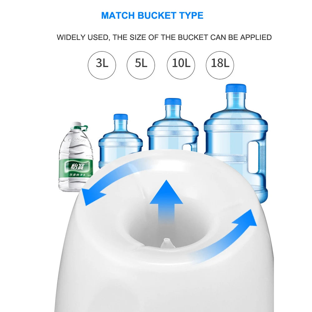 Aqua ZOOM mini tabletop water dispenser for kids, showing a cute manual water cooler with a cup, ideal for home and kids' rooms.