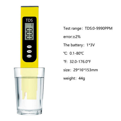 H-4 Digital TDS Meter – High Accuracy Portable Water Quality Tester