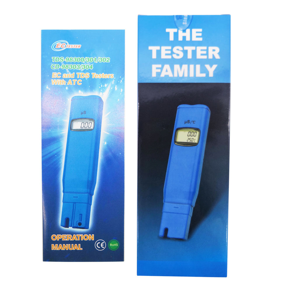 AQUA ZOOM Hanna TDS Meter DiST-1 pen water quality tester with large LCD display for pH, conductivity, and water testing.