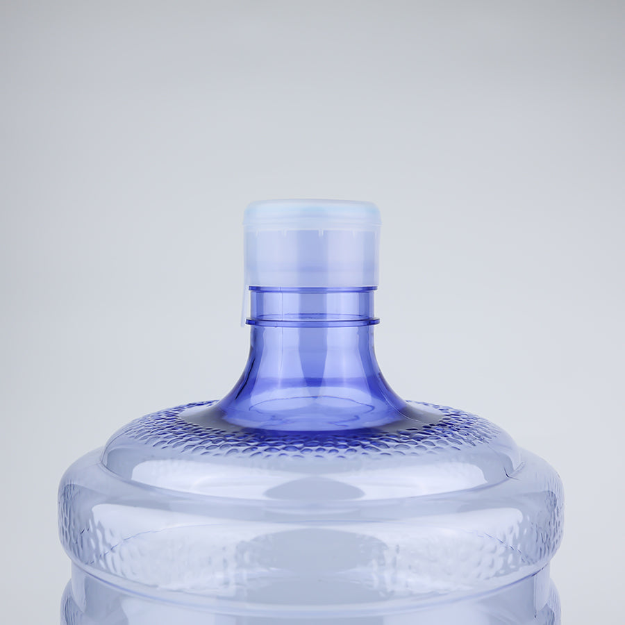 Aqua Zoom 19L water bottle cap, reusable plastic cap for 5-gallon mineral water dispenser, water filter accessory.