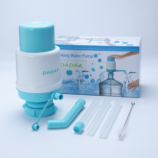 DADA Manual Water Bottle Pump – Easy Hand Press Dispenser for 19L Bottles