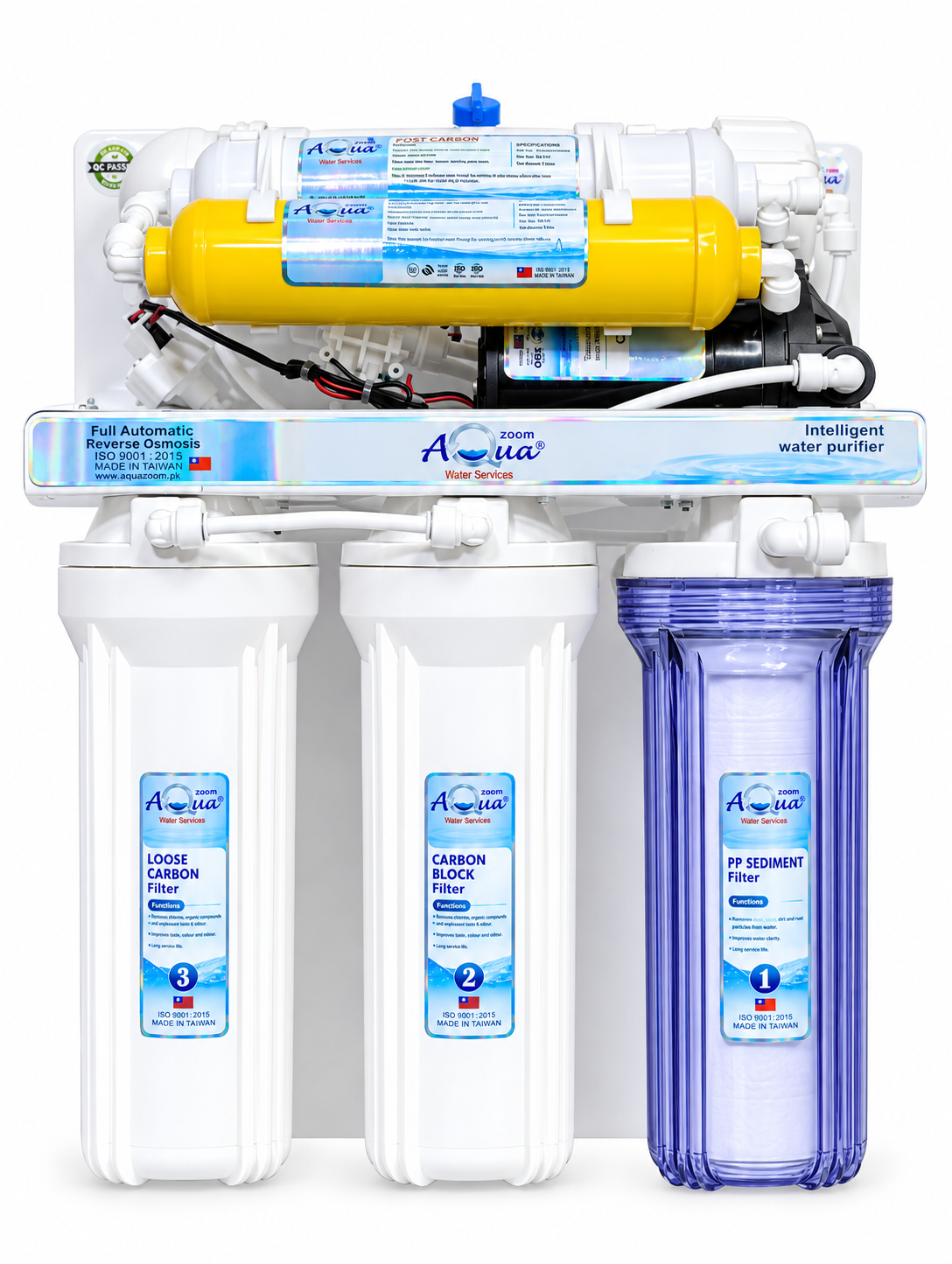 100 GPD 6 Stage RO Water Purifier Plant Made in Taiwan