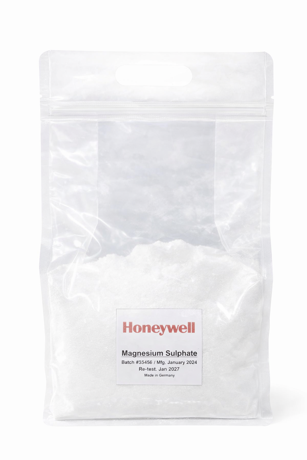 Aqua Zoom RO water mineral powder kit with magnesium sulfate, calcium chloride, and sodium bicarbonate for remineralization.