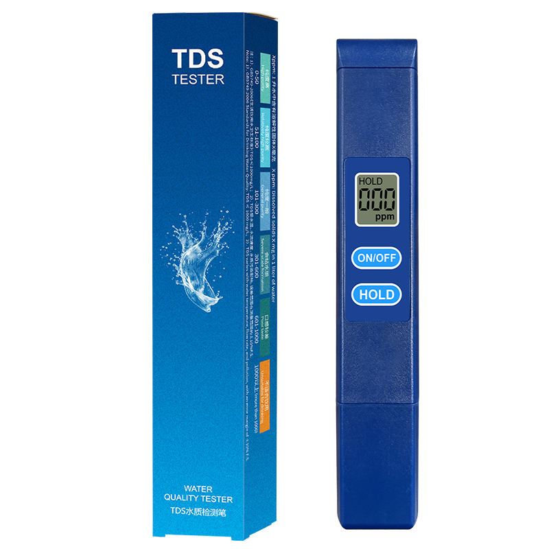 Aqua Zoom TDS Water Quality Test Pen with LCD display, portable digital water tester for measuring water purity and TDS levels.
