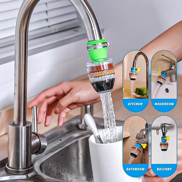 6-Layer Water Purifier Filter Faucet – Tap Water Cleaner & Purifier