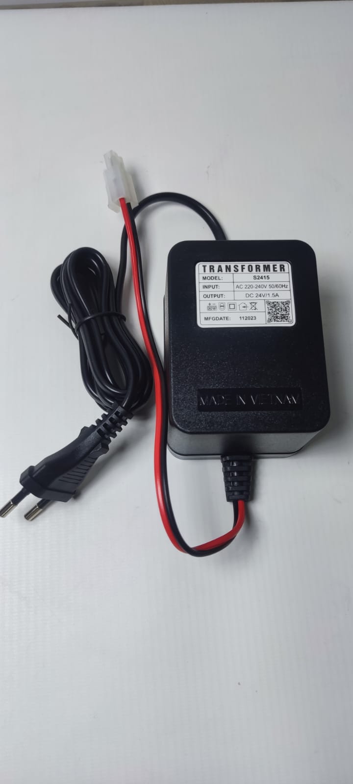 Aqua Zoom 24V DC 1.2A RO Adapter for 50/75/100 GPD reverse osmosis water booster pump, water filter accessory.