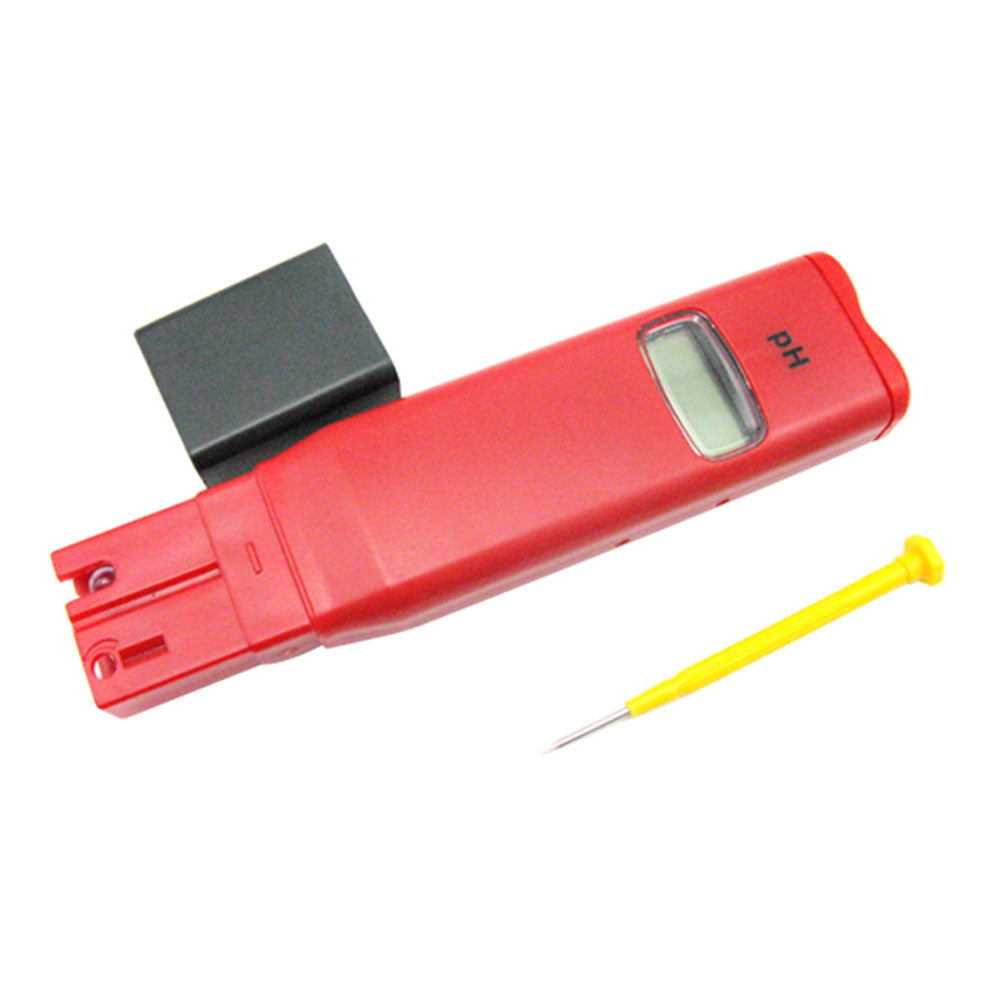 AQUA ZOOM Hanna PH Meter DiST-1 pen water quality tester showing large LCD display for pH and conductivity readings.