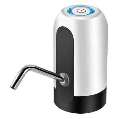 Aqua Zoom electric water bottle pump with USB, portable automatic water dispenser for 19L bottles, rechargeable drinking water pump.