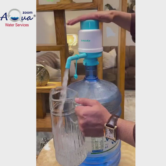 DADA Manual Water Bottle Pump – Easy Hand Press Dispenser for 19L Bottles